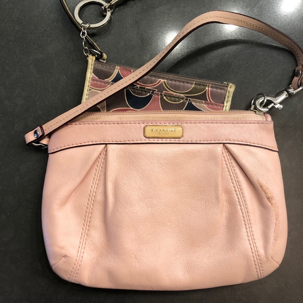 Coach wristlet with free coach card holder